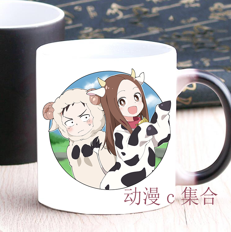 擅长捉弄人的高木同学西片马克变色杯宿舍动漫周边日本送生日礼物