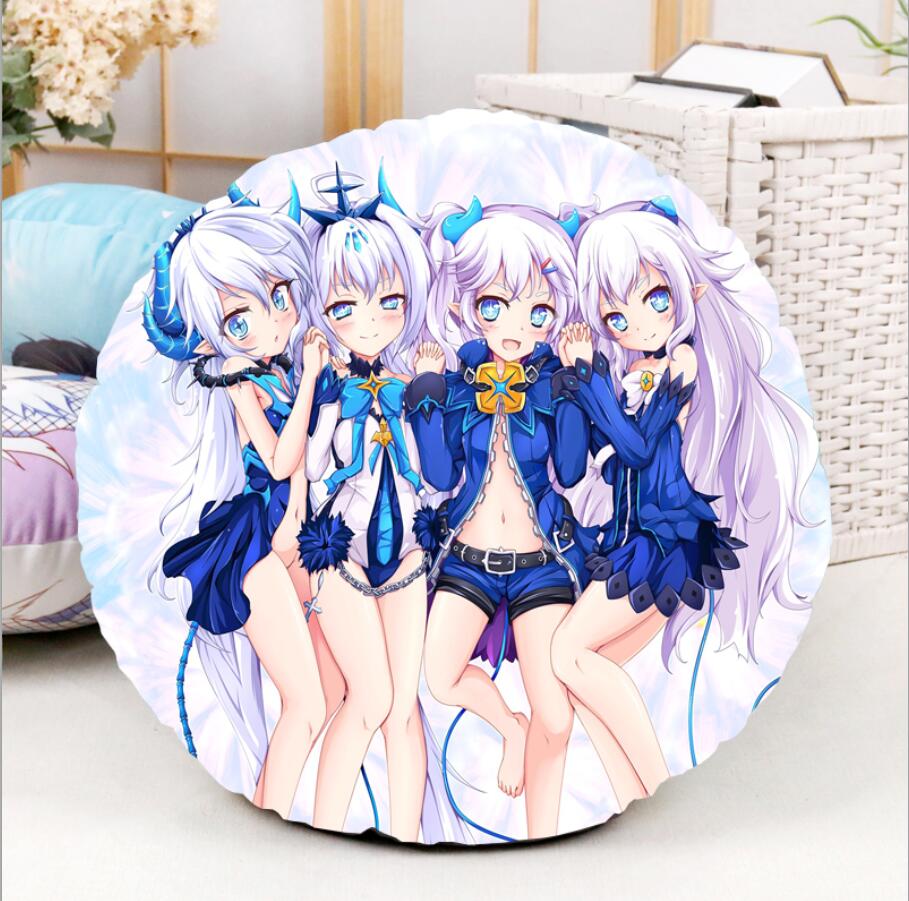 圆形抱枕宅男腐女动漫周边定制