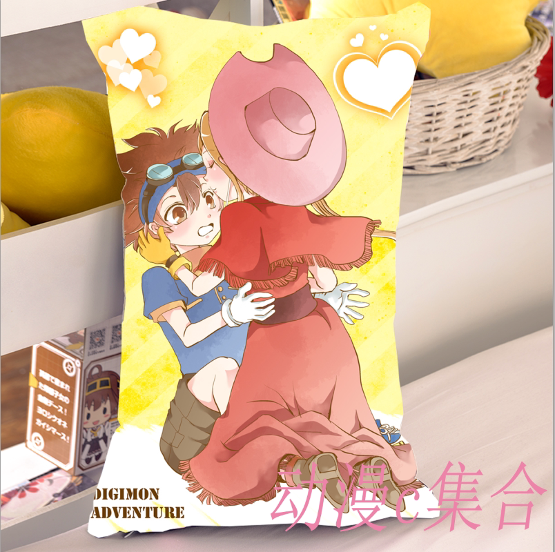 数码宝贝八神太一太刀川美美抱枕二次元动漫周边毛绒宅男生日礼物