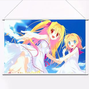 五彩斑斓的世界二阶堂真红蓝横挂画海报动漫周边二次元生日礼物