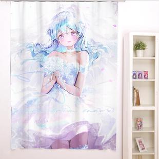 bangdream松原花音浴帘窗帘开学毕业动漫周边cos宅男腐女生日礼物