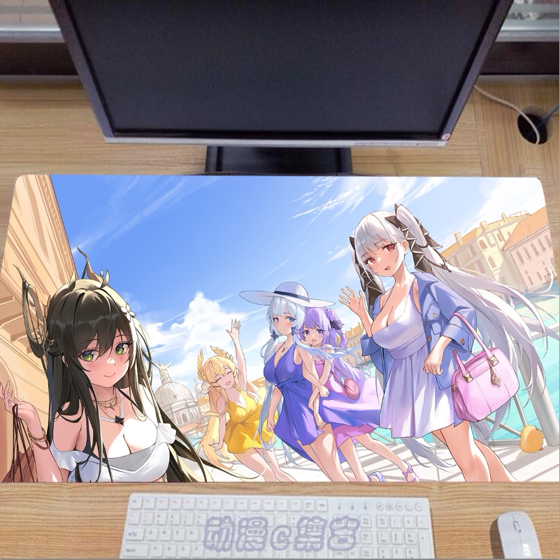 碧蓝航线胜利课桌垫鼠标垫开学毕业动漫周边定制宅男腐女生日礼