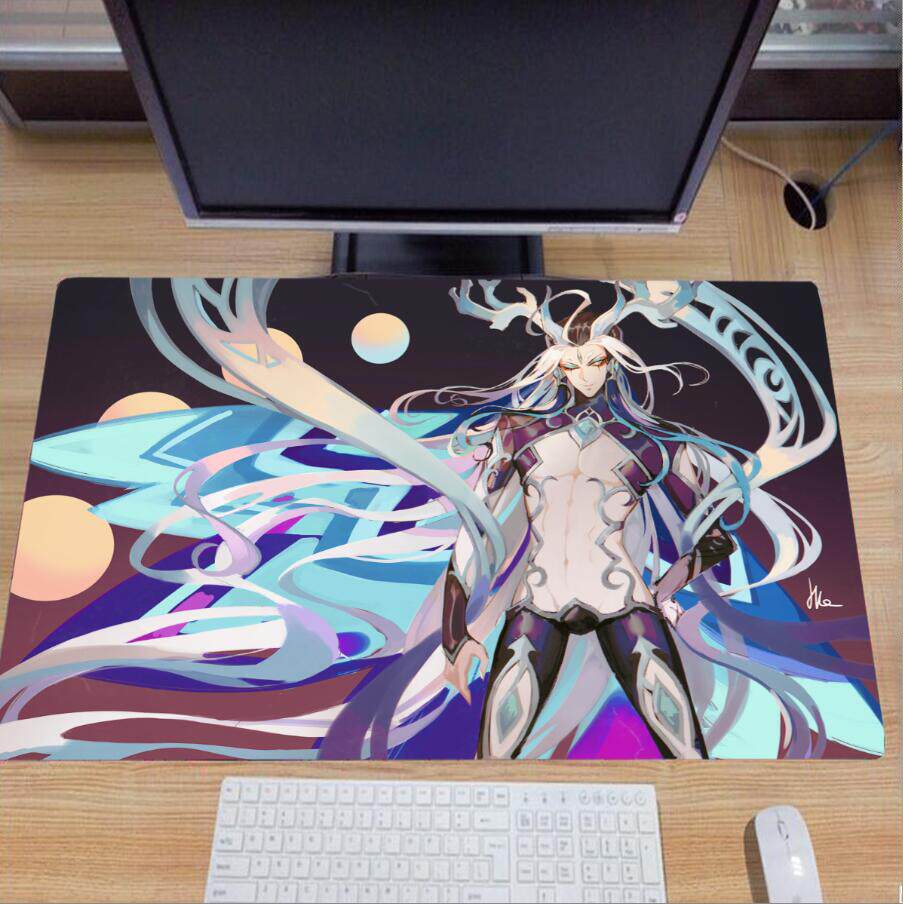 秦始皇fate/grand order课桌鼠标垫动漫周边cos来图diy生日礼物