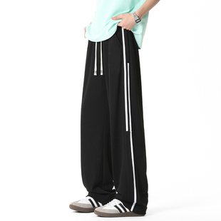 得物可二开 CK2587K 夏季 A107 P38控88 潮流百搭垂顺冰丝长裤 光板