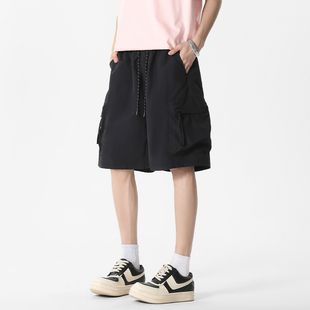 DK2505 得物品质 A107 宽松百搭短裤 特P30 冰感透气休闲男夏季