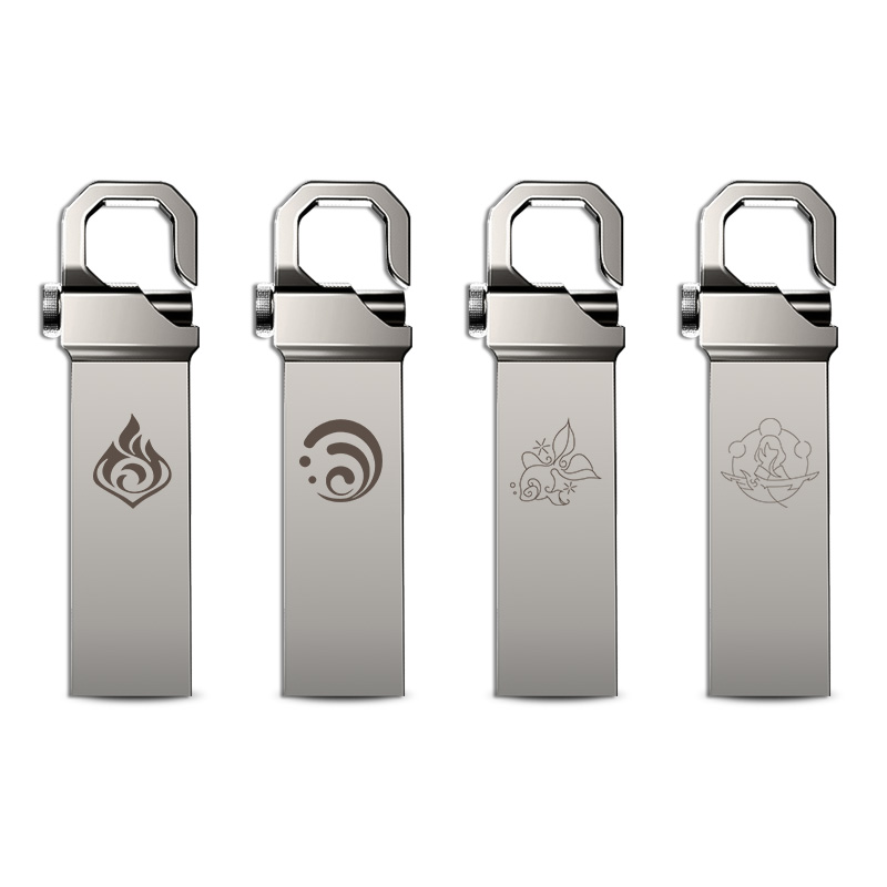 原神周边二次元公子钟离宵宫莫娜神里绫华刻晴命之座神之眼32GU盘