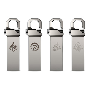 原神周边二次元公子钟离宵宫莫娜神里绫华刻晴命之座神之眼32GU盘