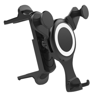 适用于北汽绅宝专用eu5 500车载手机支架D40x35 25圆形出风口bj20