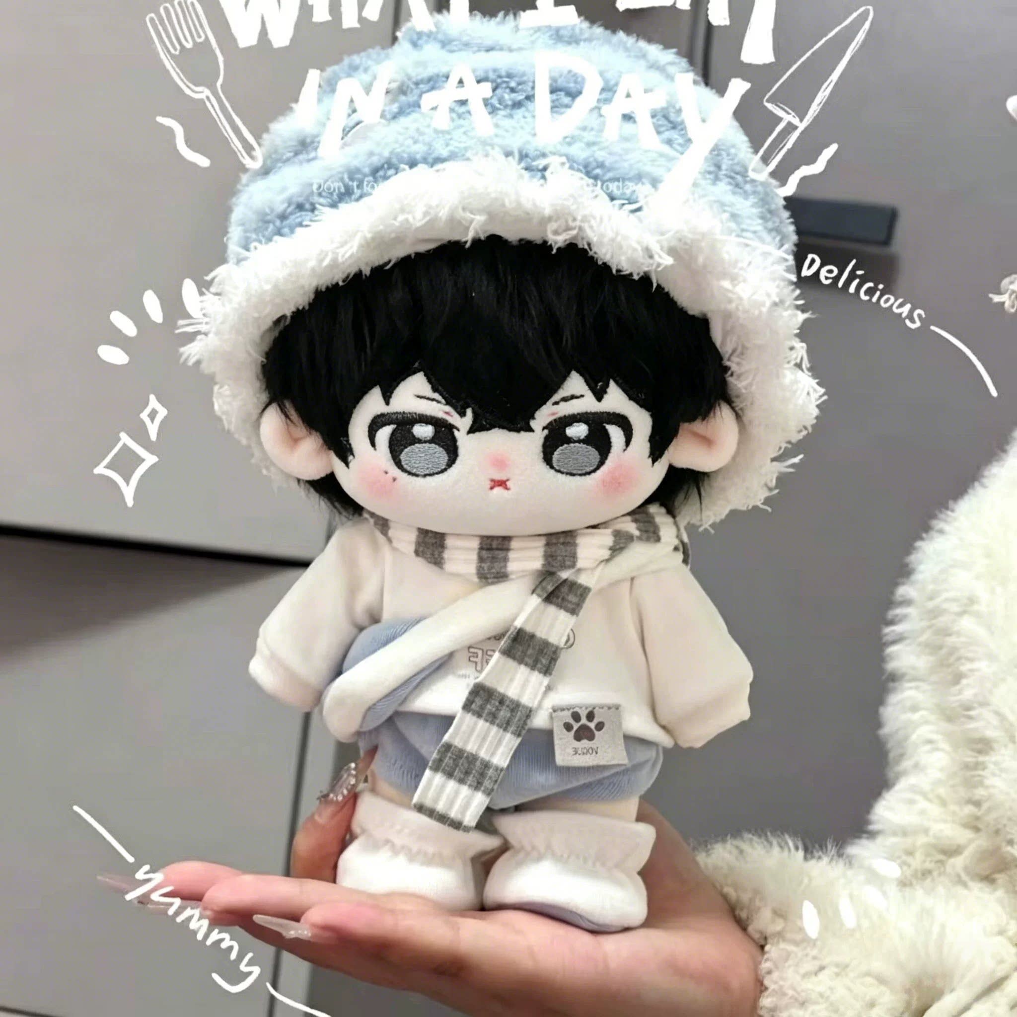 喻繁陈景深棉花娃娃20cm