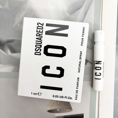 意大利D二次方DSQUARED² Icon Pour Femme偶像女士浓香水小样1ML