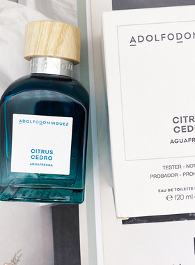 Adolfo阿道夫多明格斯Agua Fresca Citrus Cedro香水EDT简装120ML