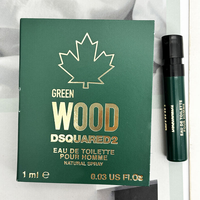 意大利D二次方DSQUARED² Green Wood绿林男士淡香水试管小样1ML
