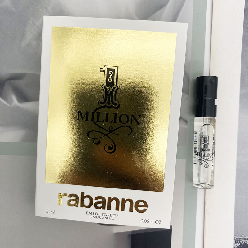 原装Paco Rabanne帕高1 Million百万金砖男士淡香水EDT小样1.5ML