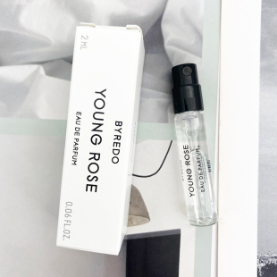 试管小样2ML Rose初生玫瑰浓香水原装 Young 中国限定柏芮朵Byredo