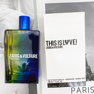 This 100ML 萨迪格&伏尔泰Zadig Voltaire for Him简装 Love