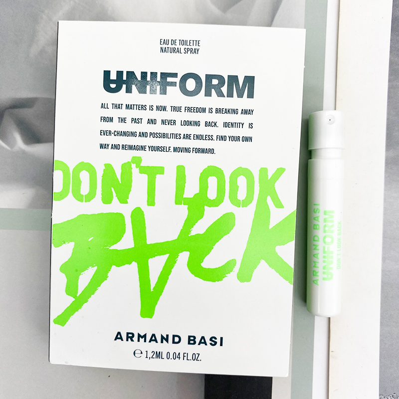 2023新香Armand Basi阿曼贝斯Dont Look Back中性淡香水小样1.2ML