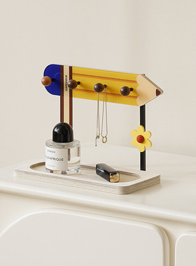 玄关钥匙杂物收纳摆件装饰置物架