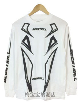 全新正品Been Trill Moto X T-Shirt圆领休闲印花长袖T恤