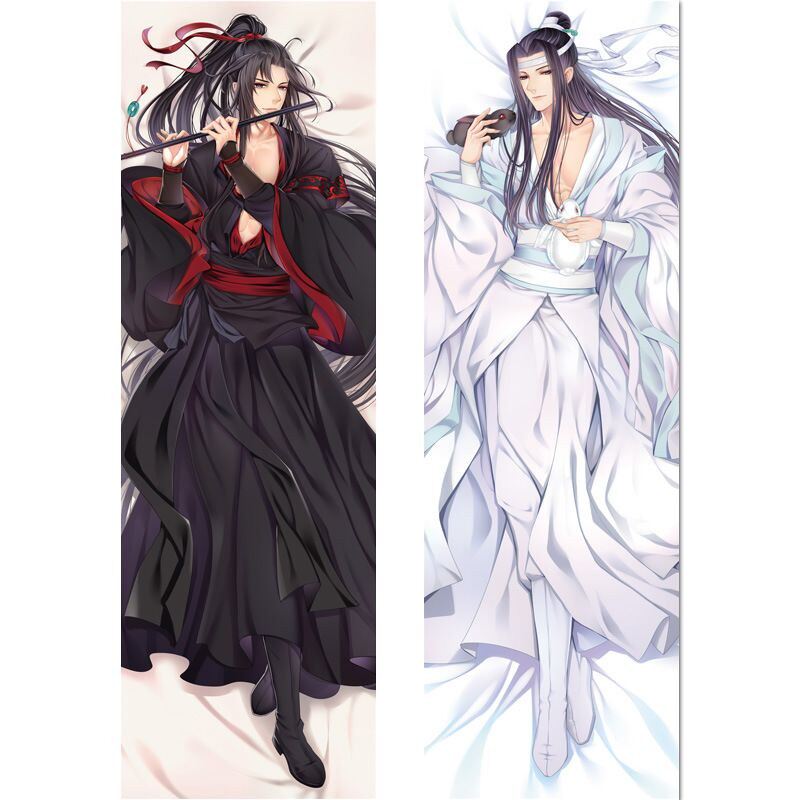 魔道祖师魏无羡蓝忘机等身抱枕动漫长条枕套2way全身男友二次元