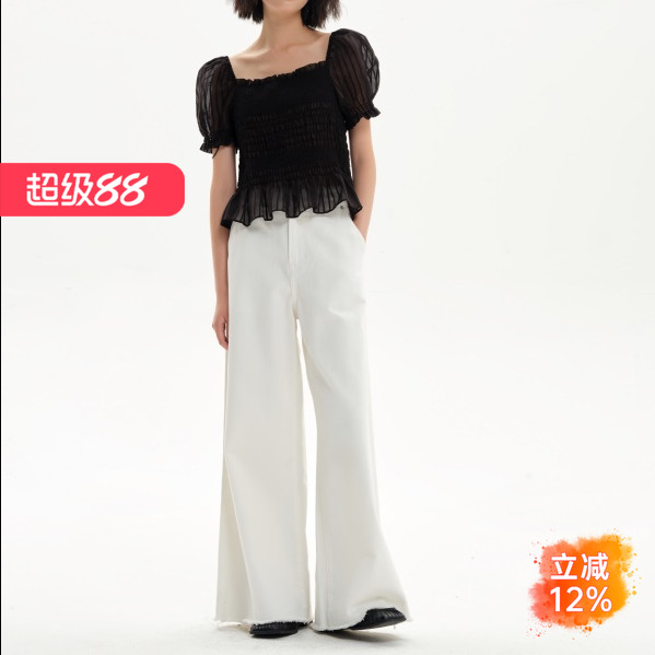 IUBD牛仔裤女2025年新款