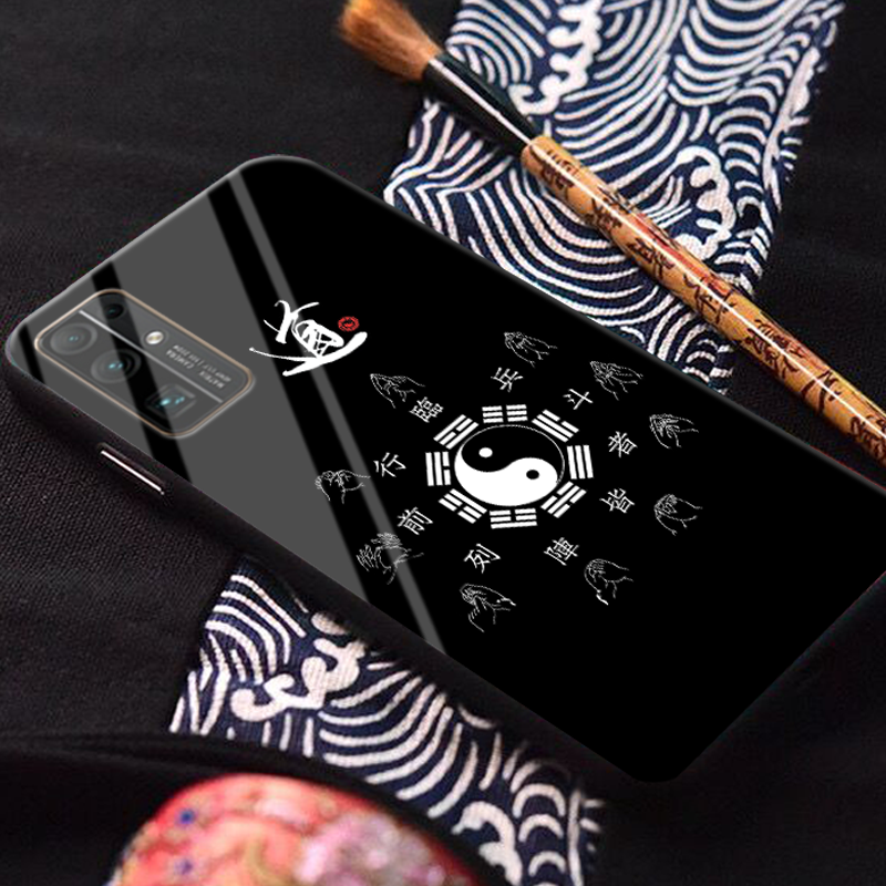 九字真言玻璃华为等中国风