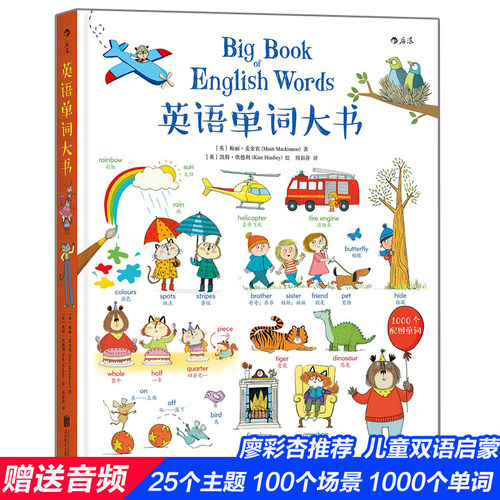 英语单词大书儿童启蒙零基础