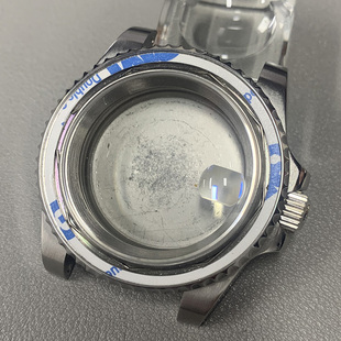 40mm水鬼表壳精钢外壳蓝宝石玻璃适配NH34/NH35/NH70机芯