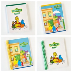 sesame street日本东京本土芝麻街笔记本手帐收藏工作学习记事本