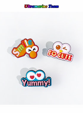 日本正版芝麻街系列 moppy甜饼怪衣服帽子背包装饰可爱夹子3只装