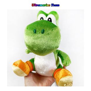 【绝版】日本USJ大阪环球影城 超级玛丽系列 耀西公仔 脚踩金币款