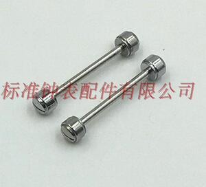 手表配件 不锈钢生耳杆螺旋耳杆螺纹表耳杆手表带螺丝直径1.5mm
