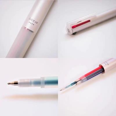 日本PILOT百乐JUICE UP 3色 4色果汁中性笔芯按动模块笔替芯0.4mm
