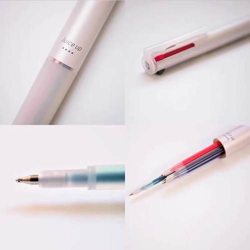 日本PILOT百乐JUICE UP 3色 4色果汁中性笔芯按动模块笔替芯0.4mm