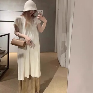 商品 o9花蛋 特价 连衣裙 华裔复古针织波点圆领短袖