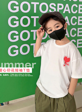 【断码秒杀】男童印花短袖t恤夏季夏装婴儿童装宝宝半袖小童X2608