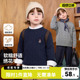 春装 春秋套头针织衫 儿童宝宝小童毛线上衣 新款 男童学院风毛衣童装