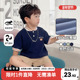 polo衫 t恤夏季 衣服儿童宝宝半袖 男童纯棉短袖 洋气上衣小童童装