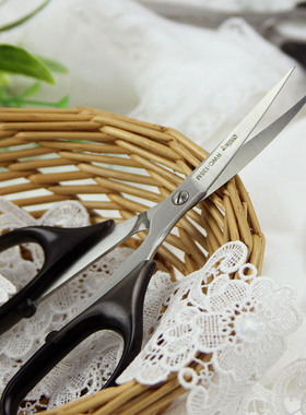 日本SILKY(丝切) 手工不粘剪加长事务用剪刀家用办公手工艺剪居家