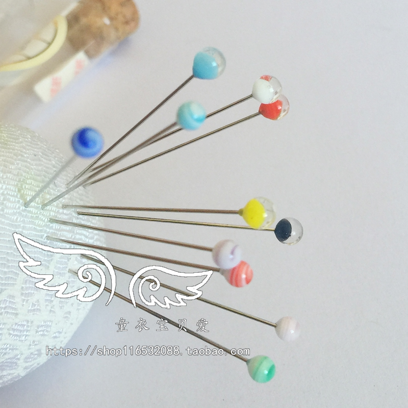 日本广岛 tulip 进口针 布艺缝纫玻璃珠针 糖果彩色针