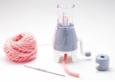 日本进口广岛TULIP（郁金香）EMBELLISH KNIT 空心绳手摇编绳器