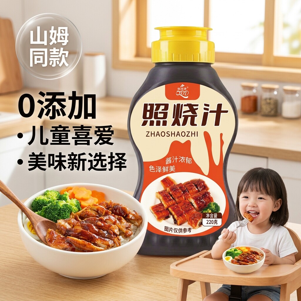 山姆照烧汁日式照烧汁0添加儿童照烧汁吉野家0脂肪宝宝家用商用