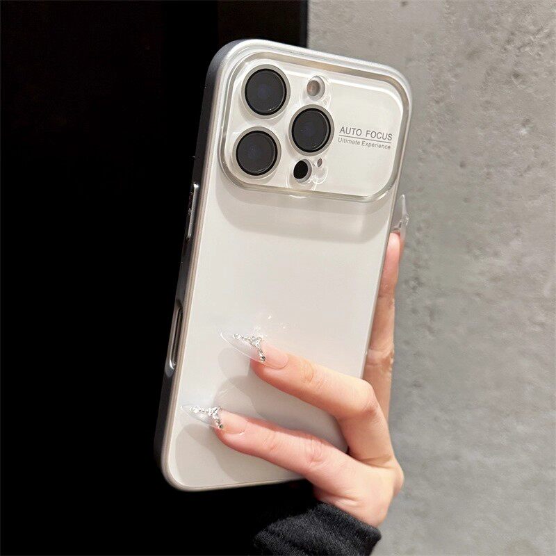 高级感纯色适用于苹果17promax自带镜头膜iPhone17Air大视窗16/15pro磨砂手感14plus液态硅胶13/12简约手机壳