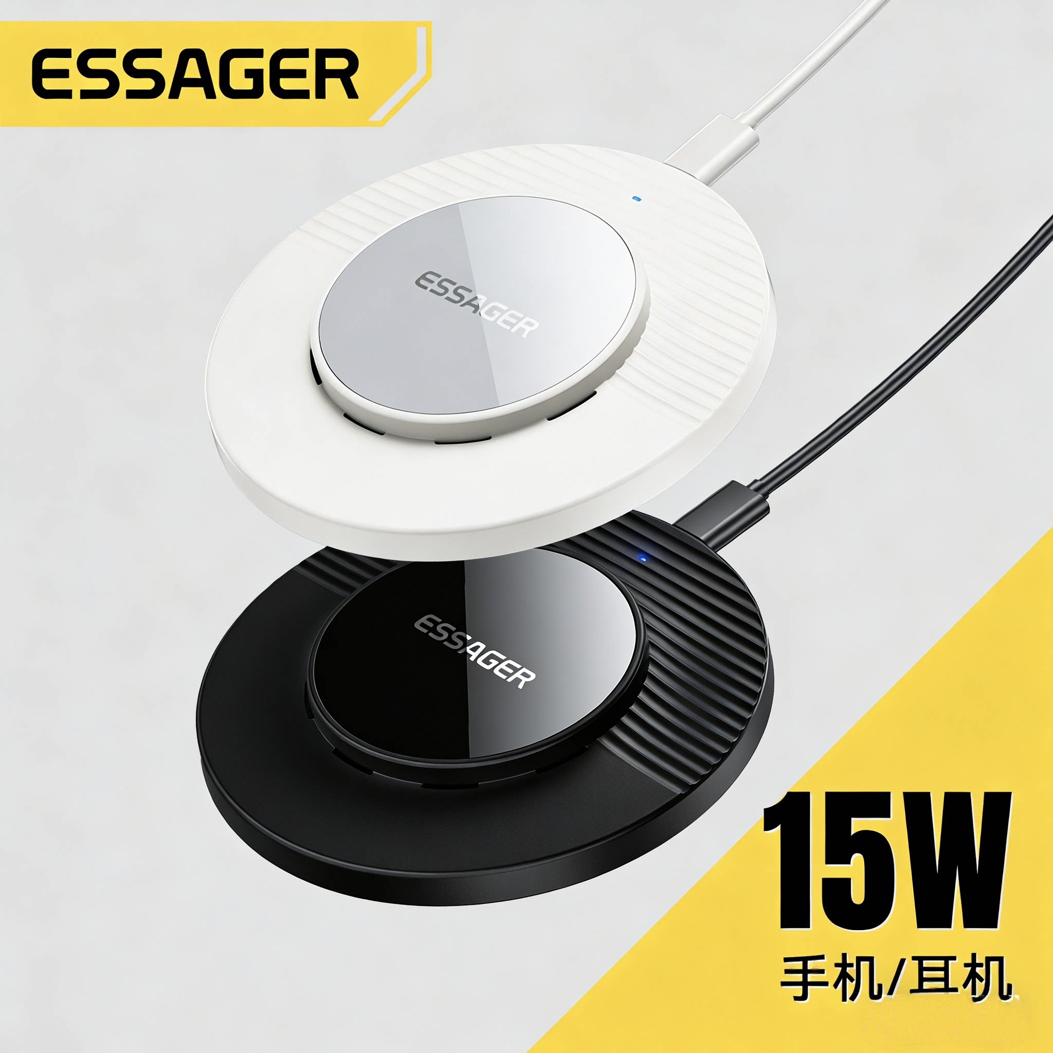 快充适用iPhone17苹果三星安卓手机AirPods Pro蓝牙耳机Apple Watch智能手表通用充电底座X