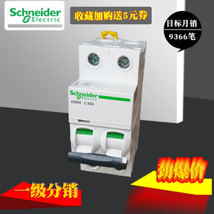 施耐德IC65N 10A16A20A25A32A40A50A63A断路器C型空开A9F18220