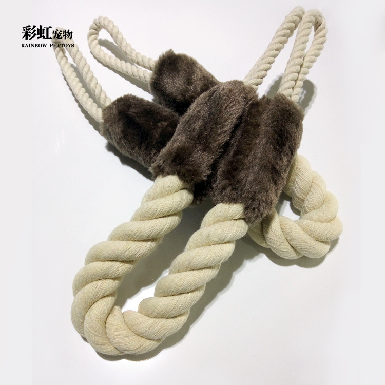 厂家直供 宠物磨牙 门线  门塞 夹子防碰撞防夹门 宠物用品拉手绳