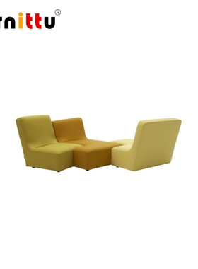 furnittu创意设计师家具confluences sofa融合沙发皮布艺组合沙发