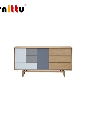furnittu北欧实木 设计师家具 platform sideboard储物柜 餐边柜