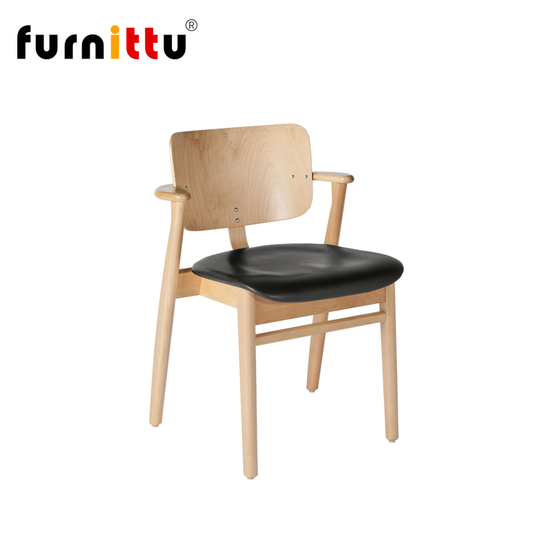 furnittu实木北欧餐椅