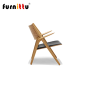 chair furnittu北欧实木设计师家具Hansen simple 汉森简易会客椅