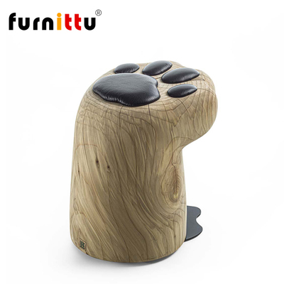 furnittu意式实木猫爪凳